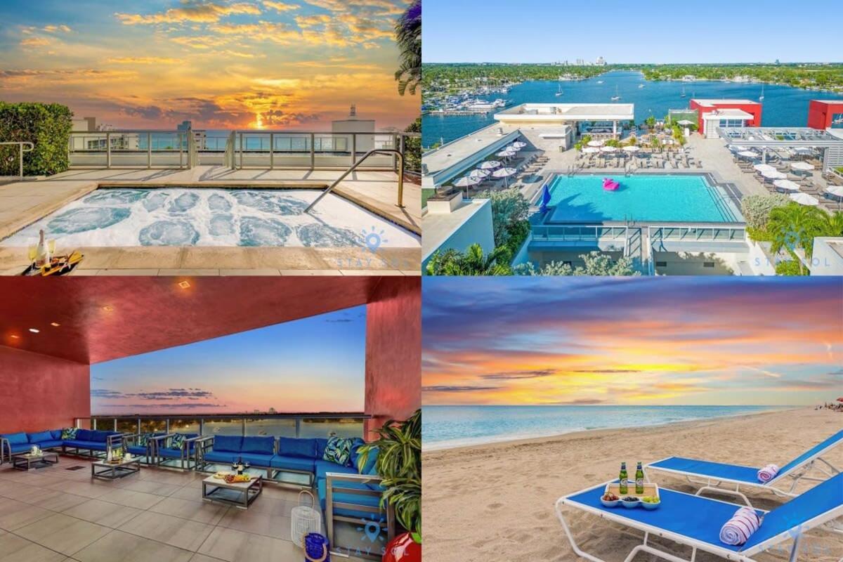 Beachfront Condo-Roofto Pool- 2 Bedrooms 2 Bedroom ! Hollywood Exterior photo